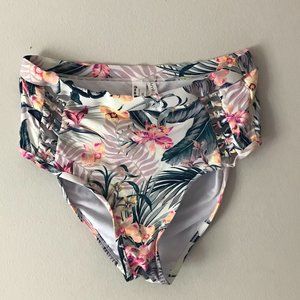 Multi-colored High Waisted Bikini Bottoms